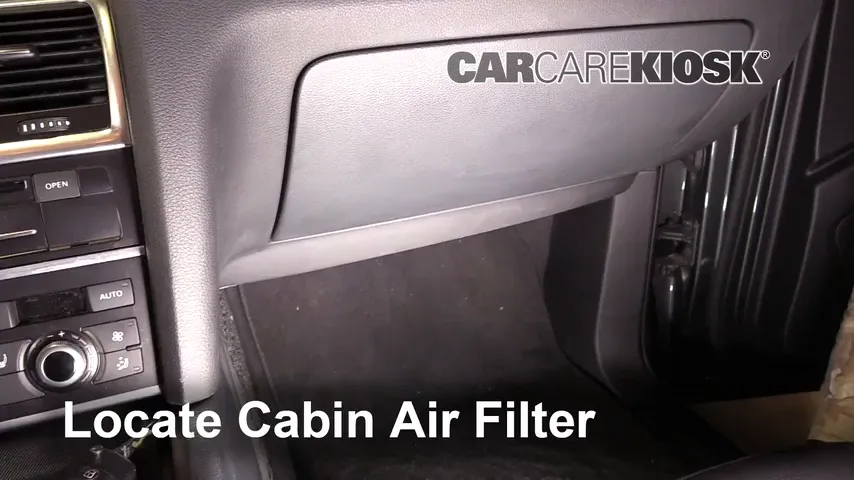 2013 Audi Q7 Premium 3.0L V6 Supercharged Air Filter (Cabin) Replace